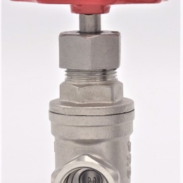 Vanne à soupape de régulation, d'arrêt, en acier inoxydable | 1/2”