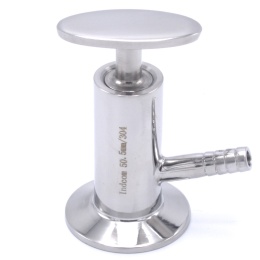 Vanne prise d’échantillon en inox, raccordement clamp