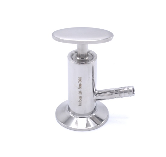 Vanne prise d’échantillon en inox, raccordement clamp