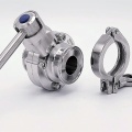 Vannes papillon, en inox, type Clamp C-C
