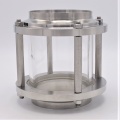 Indicateur de circulation en verre borosilicate et acier inox 1.4301 (AISI 304)