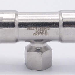 Pièce en T, pressée, F/F(filetage intérieur)/F 28_1/2"_28