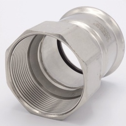 Adaptateur de pressage/filetage interne 54 mm_2", acier inxydable