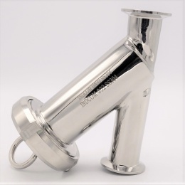 Filtre à tamis en Y sanitaire en acier inoxydable