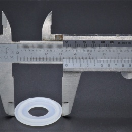 clamp silikonové těsnění DN 10 - talířek 34 mm