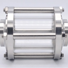 Indicateur de circulation en verre borosilicate et acier inox