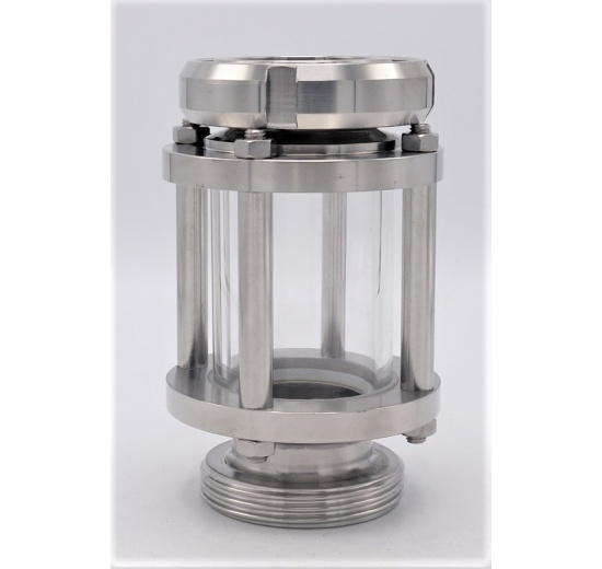 Indicateur de circulation, écrou rond - col fileté K/M-G DN50