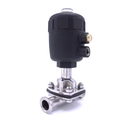 Vanne pneumatique, membrane, Clamp connexion | DN20(K34)