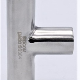 Pièces T longues, à souder, norme DIN, inox