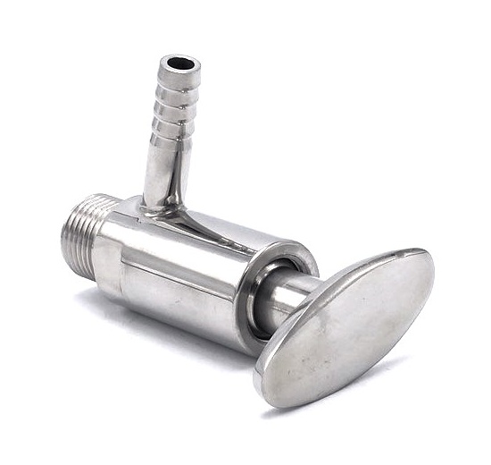Vanne d'échantillonnage en inox, Clamp type | 1/2"