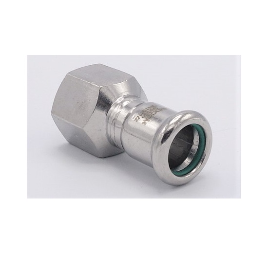 Adaptateur de pressage/filetage interne 15 mm_1/2", raccords a sertir
