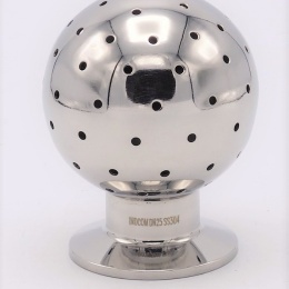 Boule de nettoyage fixe, connexion CLAMP DN25