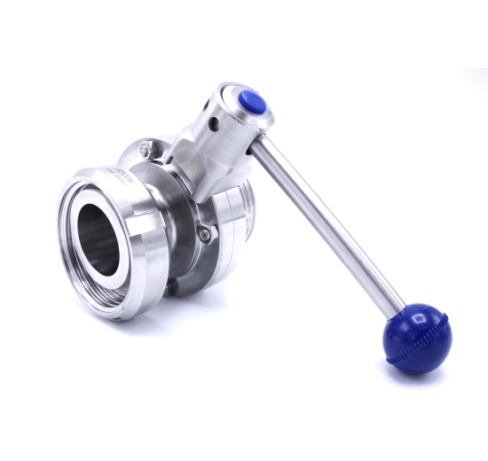 Vannes papillon DIN avec raccord DIN 11851 complet| DN15-DN65