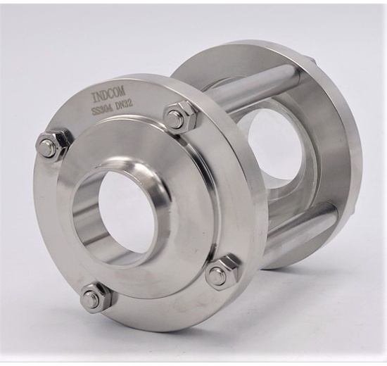 Indicateur de circulation droit, à souder S-S, type B | DN32