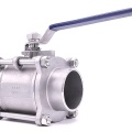 Robinet à tournant sphérique, acier inox avec plein débit, en trois parties, soudé | 3”