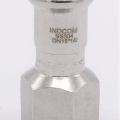 Adaptateur de pressage/filetage interne 15 mm_1/2", acier inoxydable