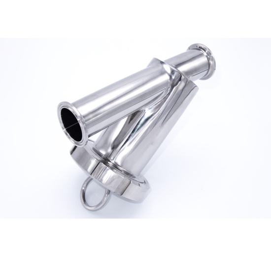 Filtre à tamis en Y inox sanitanaire CLAMP type C-C