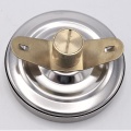 Thermomètres bimétalliques en acier inoxydable, applique pour tube fixation par collier ressort