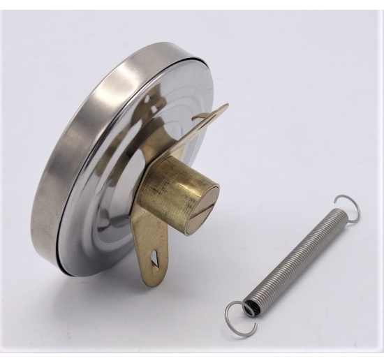 Thermomètres bimétalliques en acier inoxydable, applique pour tube fixation par collier ressort