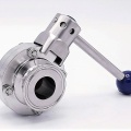 Vannes papillon, en inox, type Clamp C-C