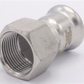 Adaptateur de pressage/filetage interne, inox
