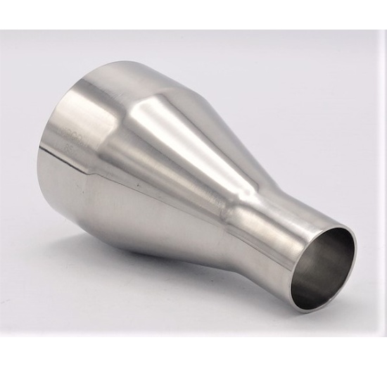 Acier inoxydable Réductions concentriques, à souder S-S, longues DN 65/32