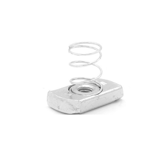 Écrous coulissants M8 (avec ressort), Montage et système d'ancrage