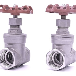 Vanne à soupape de régulation, d'arrêt, en acier inoxydable