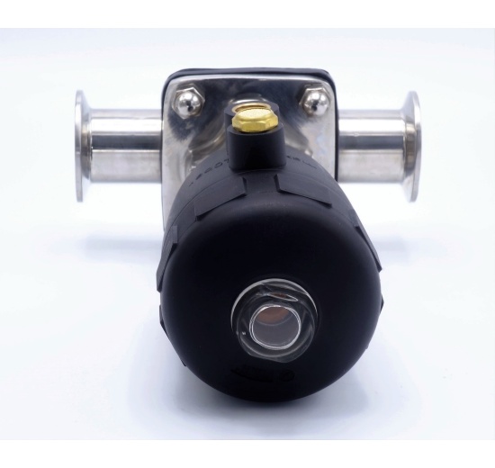 Vanne pneumatique, membrane, Clamp DN32  type C-C