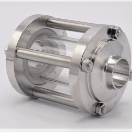 Sanitaire verre de viséur droit, à souder S-S, type B