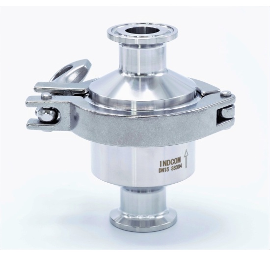 Clapet anti-retour, en inox, CLAMP DIN32676