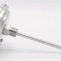 Celonerezový bimetalový teploměr s ponorným dříkem, závitový (1/2”), 0-300℃, 150 mm