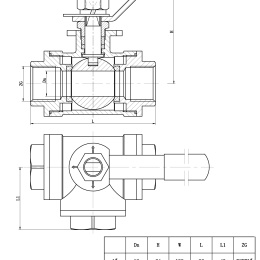 vis à billes trois voies et mini vanne trois voies régulatrice 1/8"