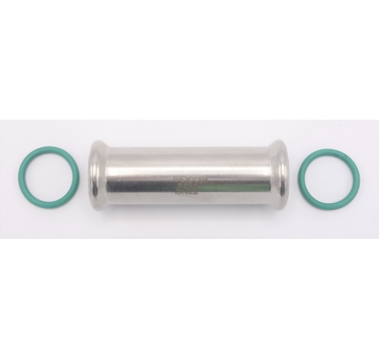 Accouplement étendu, presse 22 mm, acier inoxydable