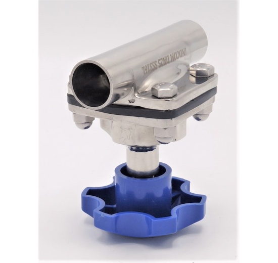 Vanne à membrane, type de soudage S-S, EPDM | DN25