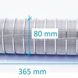 Tamis à fentes de filtration intérieure 0,1 mm pour filtre DN65