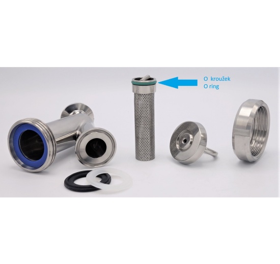 Joint de rechange pour filtre sanitaire en Y en acier inoxydable | DN32 (K50.5) Joint torique 35x3,5 mm