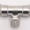 Pièce en T, pressage, F/M (filetage extérieur)/F | 28_3/4"_28