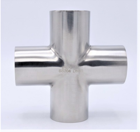 Croix, soudure DN50, acier inoxydable