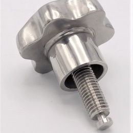 Roue de commande de secours pour valve à membrane, acier inoxydable