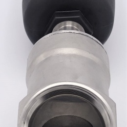 Vanne pneumatique avec le siège incliné-45°| filetage 2"