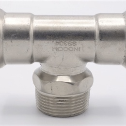 Pièce en T, pressage, F/M (filetage extérieur)/F