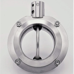 sanitaire inox vanne papillon DN 80