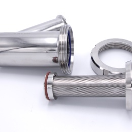 Filtre à tamis en Y inox sanitanaire CLAMP type C-C