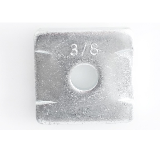 Rondelle carrée galvanisée