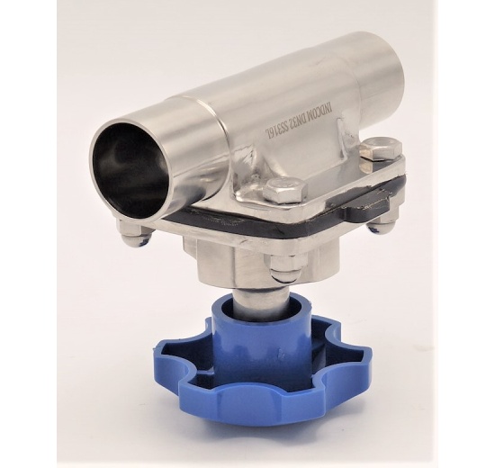 Vanne à membrane, type de soudage S-S, EPDM | DN32