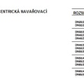 rozměry redukce excentrické navařovací