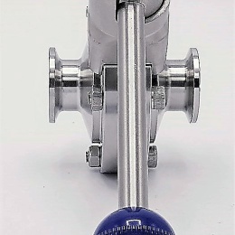 vanne papillon CLAMP inox sanitaire