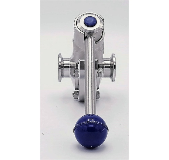 vanne papillon CLAMP inox sanitaire