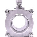 Robinet à tournant sphérique, acier inox avec plein débit, en trois parties, soudé | 3”